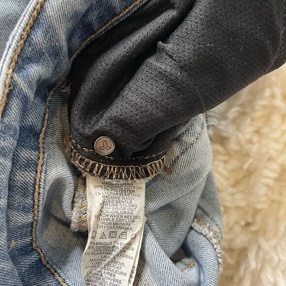 Prana Raw Hem Skinny Jean Lighter Wash - Picture 6 of 6